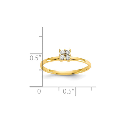 10k CZ Promise Ring