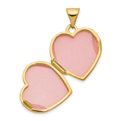 10k Plain Heart Locket