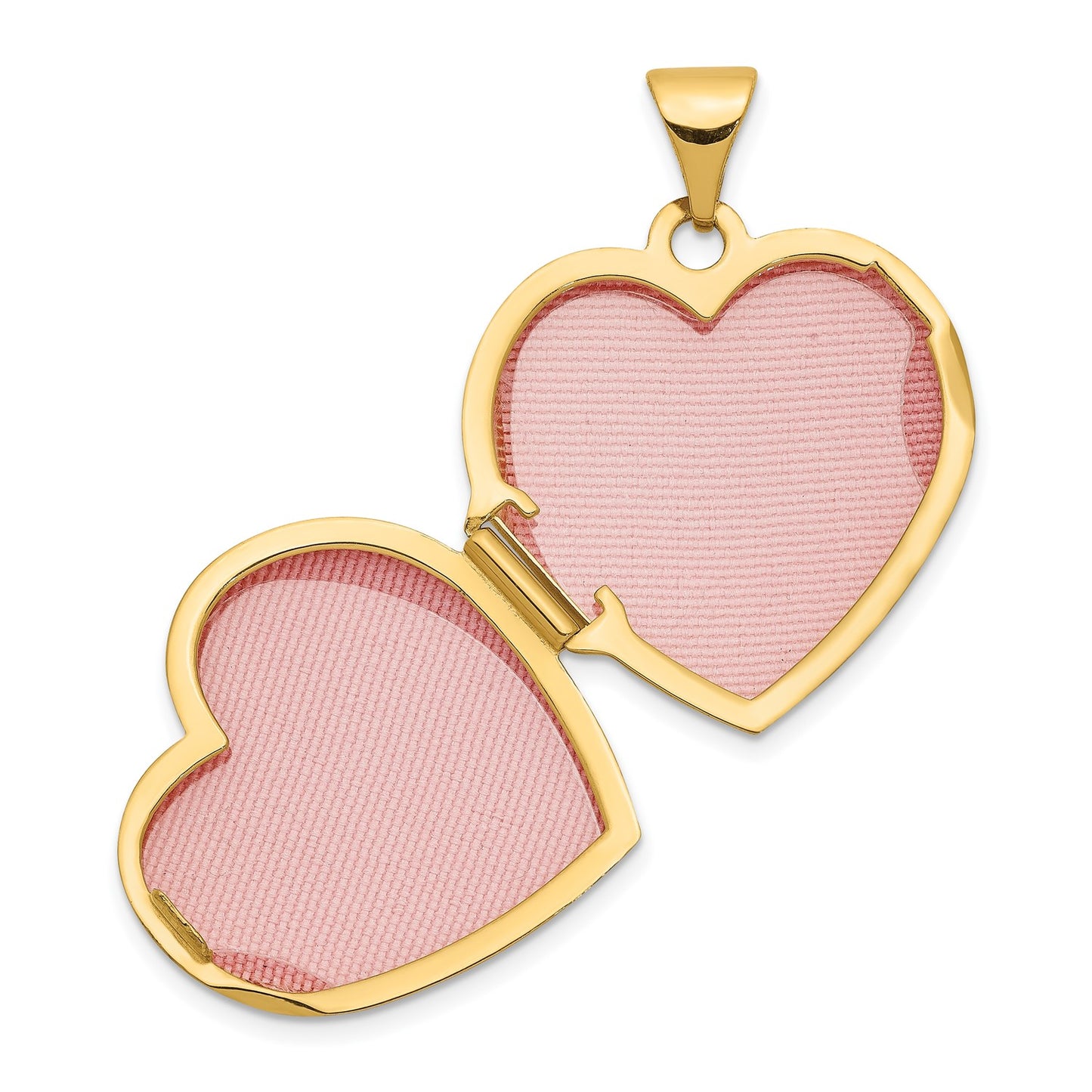 10k Plain Heart Locket