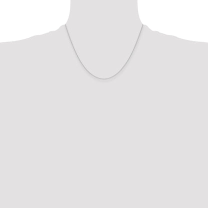 GC 14k White Gold .4 mm Carded Cable Rope Chain