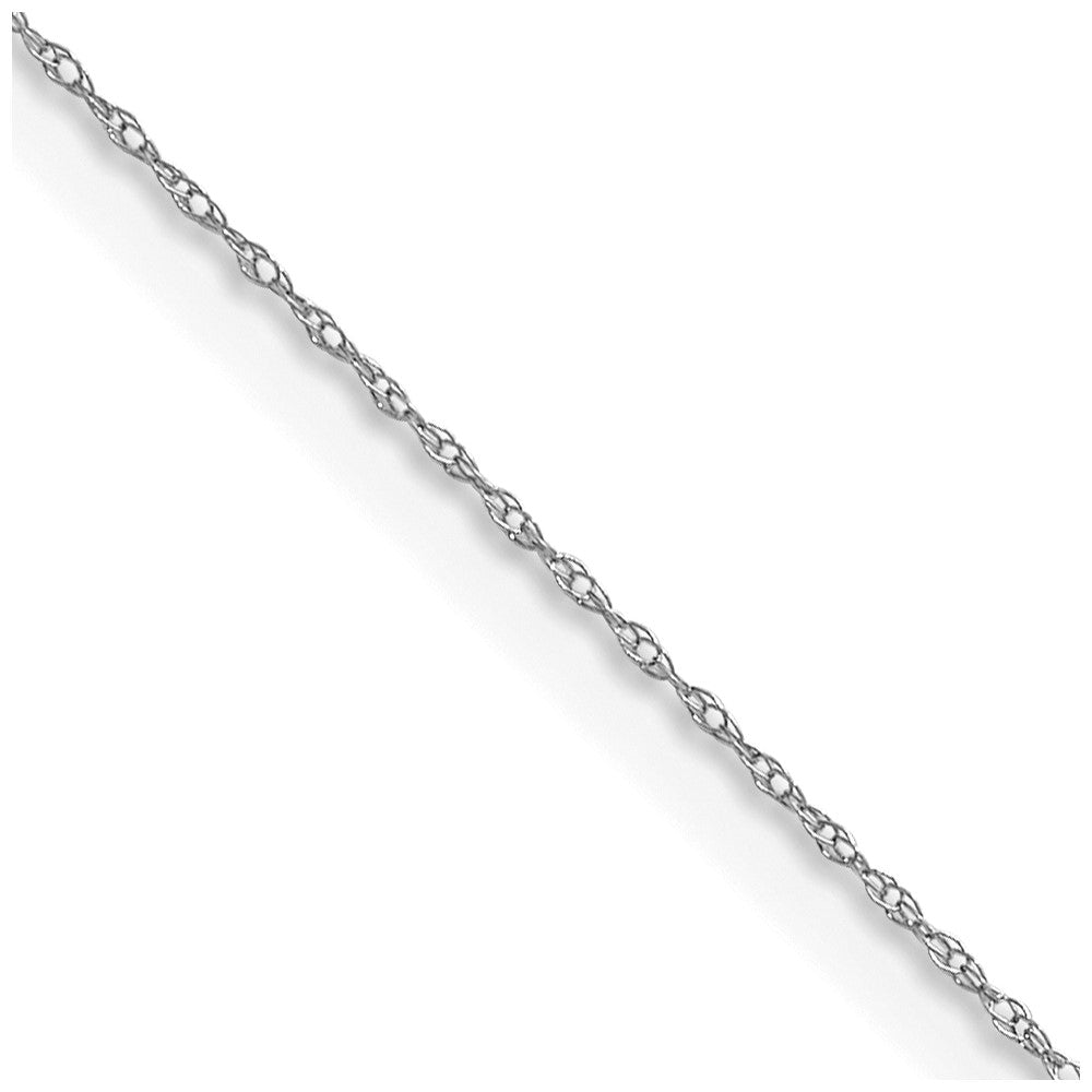 GC 14k White Gold .4 mm Carded Cable Rope Chain