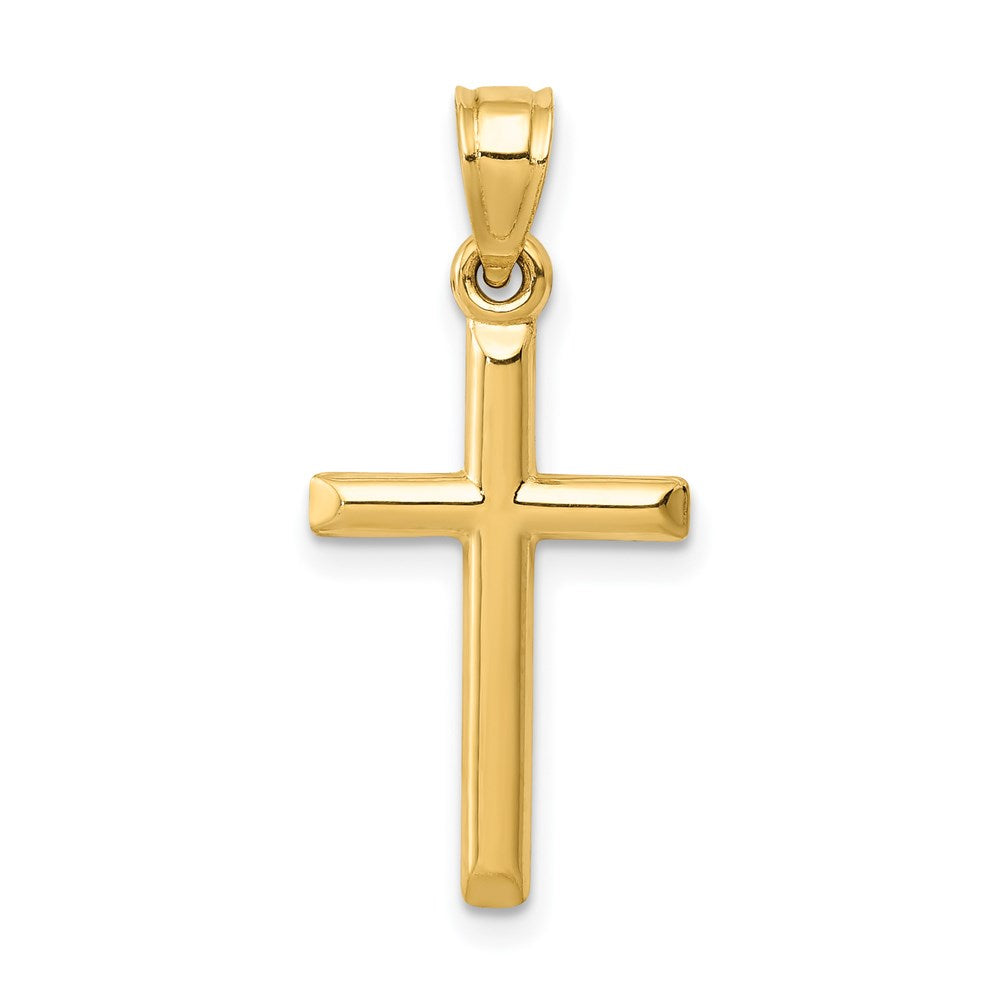 GP 14k Polished Hollow Cross Pendant