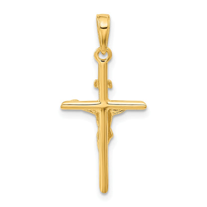 14K Stick Style Crucifix Pendant