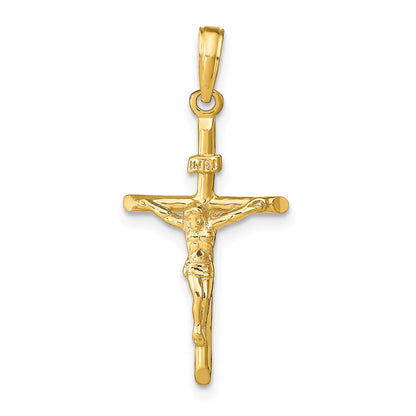 14K Stick Style Crucifix Pendant