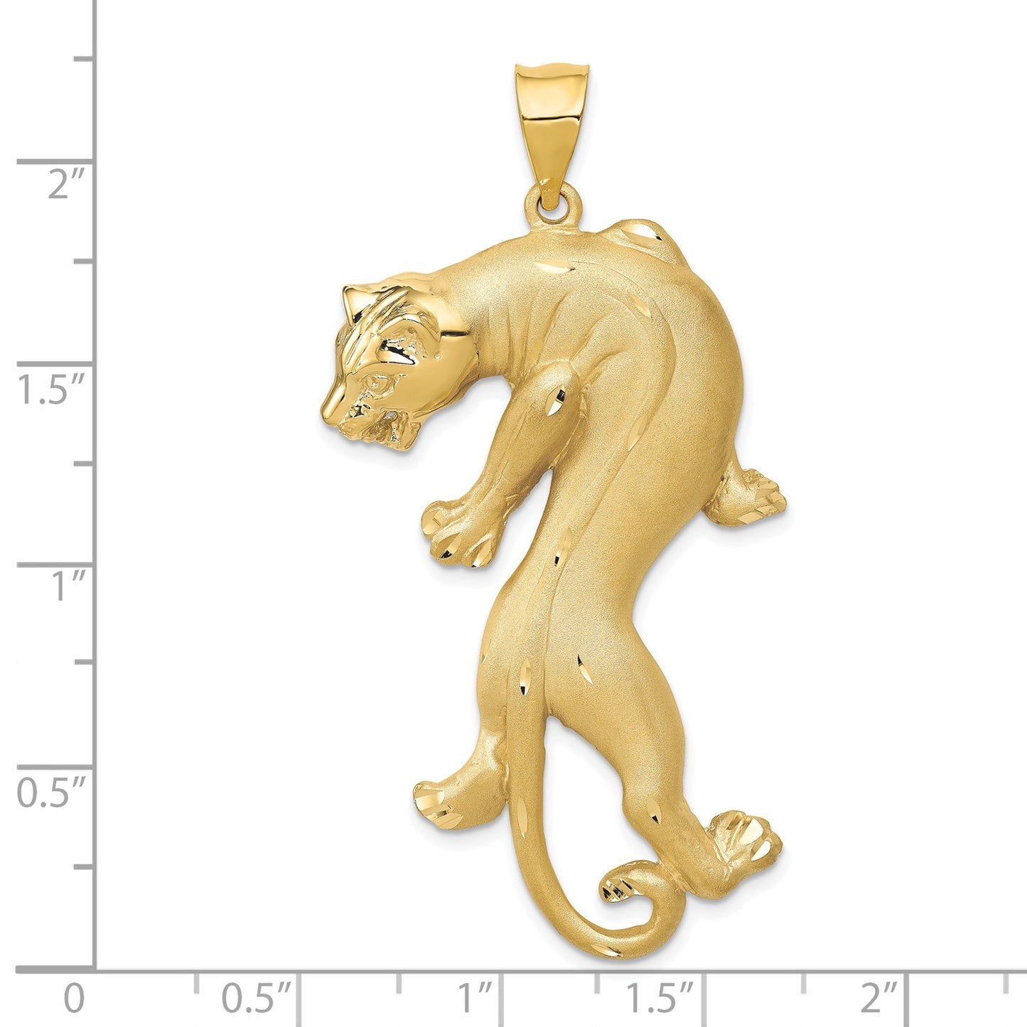 14k Panther Pendant