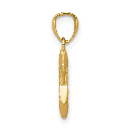 GP 14k Polished Star of David Pendant