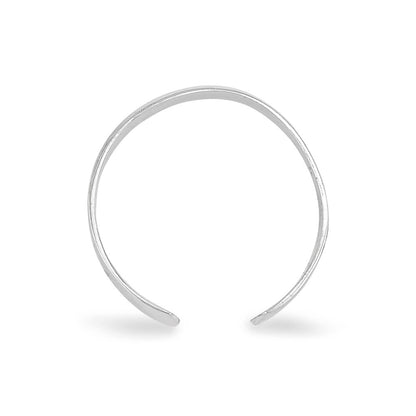 GR 14k White Gold High Polished Toe Ring