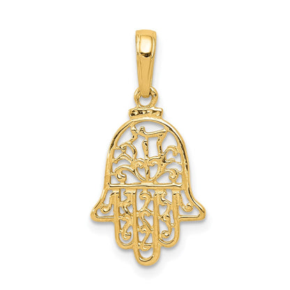 GP 14k Filigree Chamseh Pendant