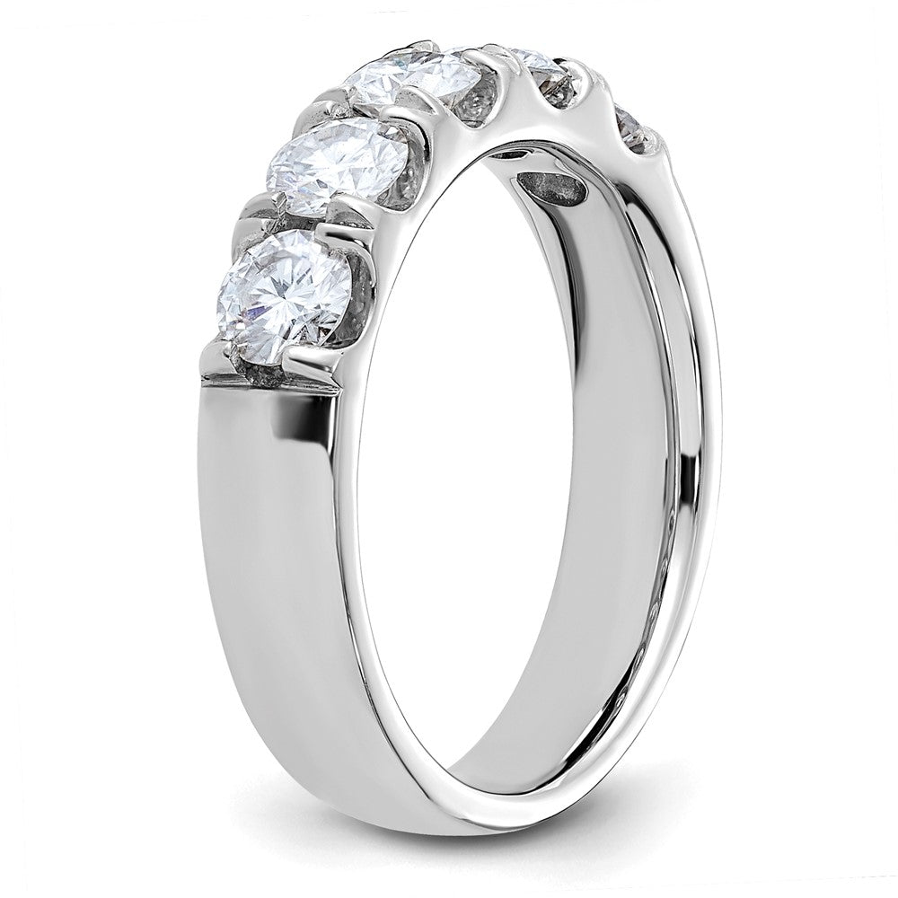 14kw Gold 1ct. 5 Stone G H I True Light Moissanite Band