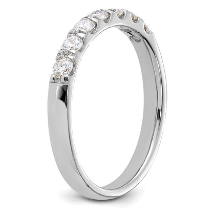 14kw Gold 1/2ct. 7 Stone G H I True Light Moissanite Band