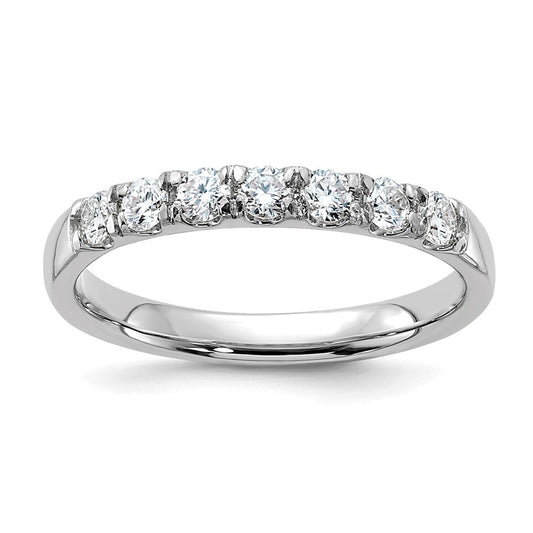 14kw 1.50ct. 7 Stone Moissanite Band