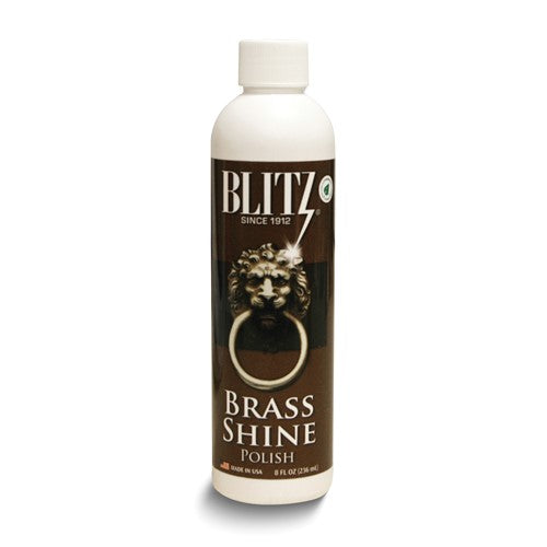 JC Blitz Brass Shine Polish 8 oz. Bottle