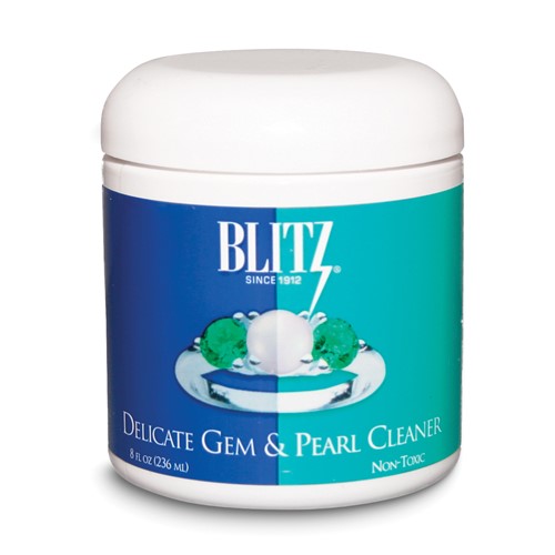 JC Blitz 8oz Delicate Gem, Pearl and Jewelry Cleaner Jar