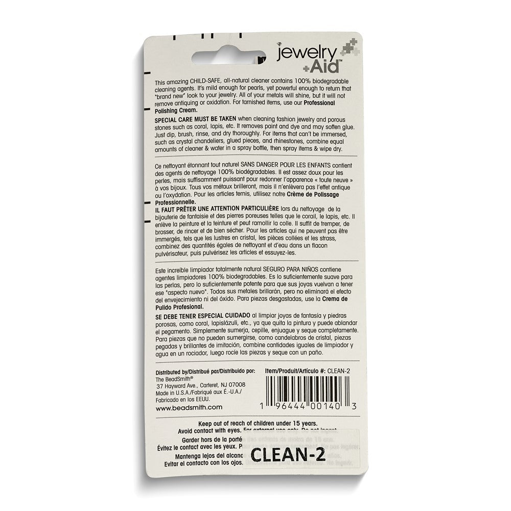 JC Jewelry Aid .02fl oz Tube Cleaner with Brush