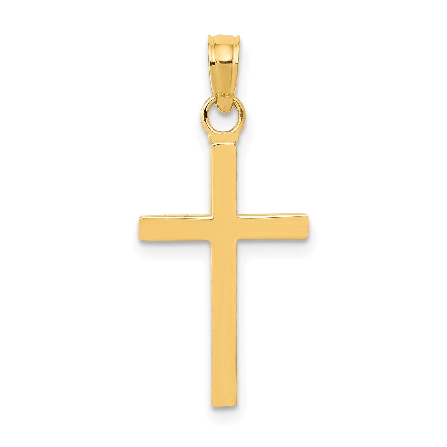 14k Polished Cross Pendant