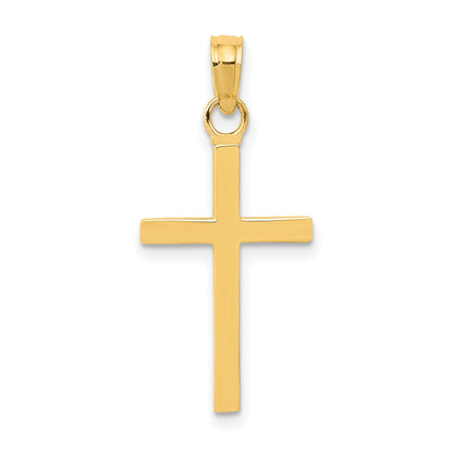 14k Polished Cross Pendant