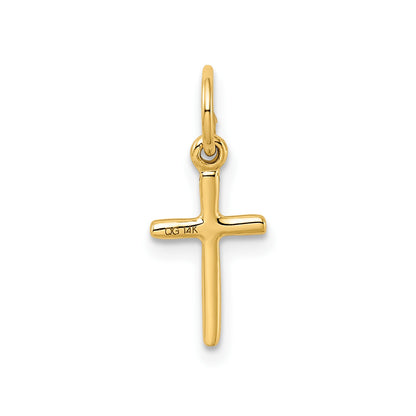 14k Small Cross Charm