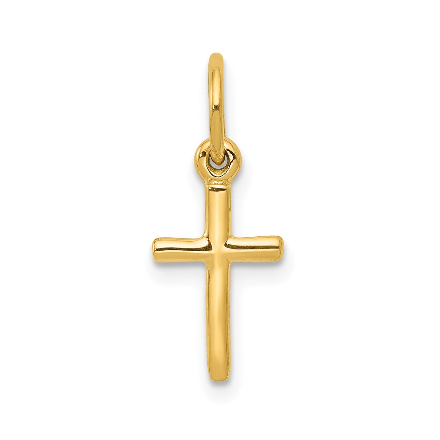 14k Small Cross Charm