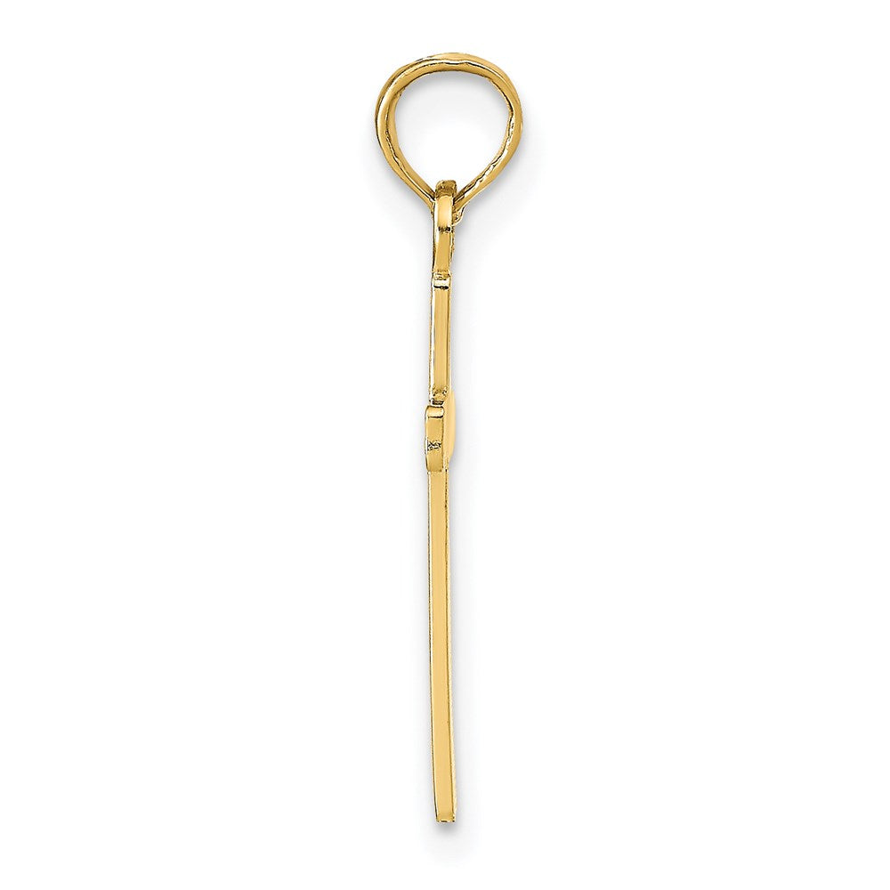 GP 14k Polished Cross Pendant
