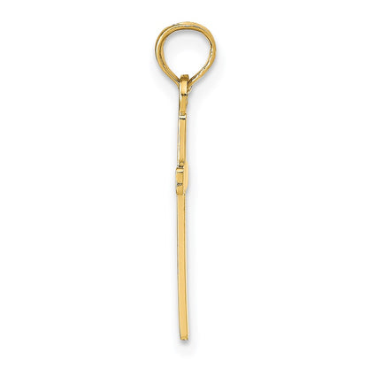 GP 14k Polished Cross Pendant