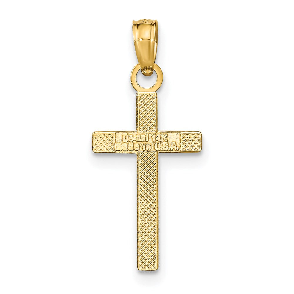 GP 14k Polished Cross Pendant