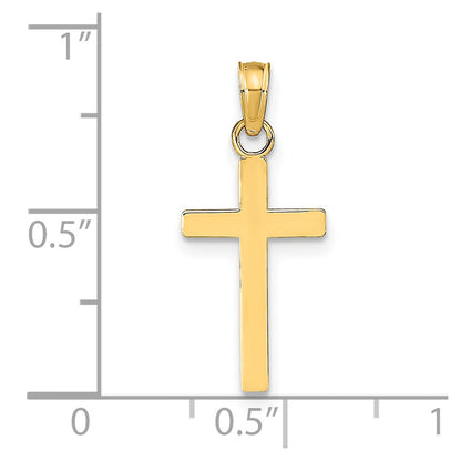 GP 14k Polished Cross Pendant