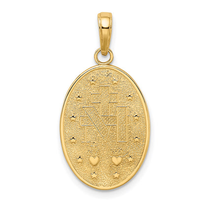 14k Miraculous Medal Pendant