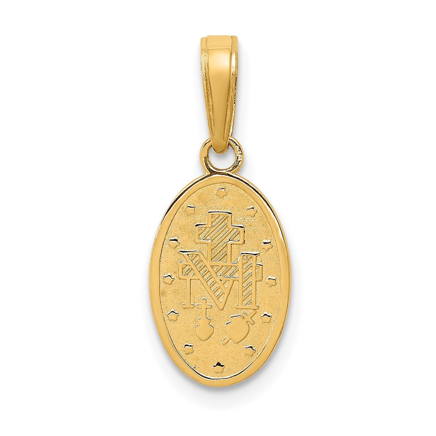 14k Miraculous Medal Charm