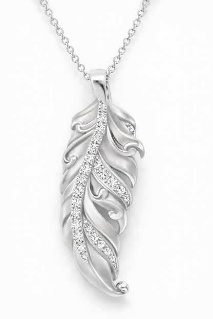 MS The Visit Pendant | Antiqued | Matte Finished Sterling Silver | | Lab Grown Sapphire Gemstones | Lasting Legacy Collection