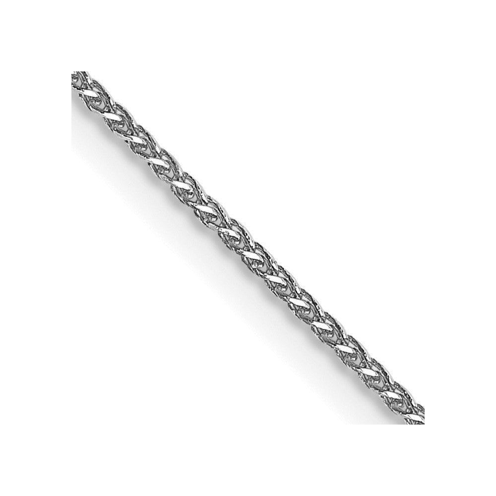GC 14K White Gold 18 inch 1.05mm Diamond-cut Spiga with Lobster Clasp Chain