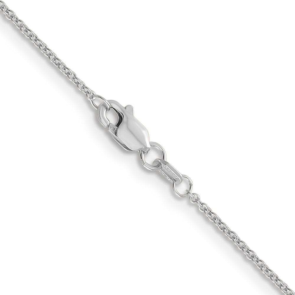 GC 14K White Gold 16 inch 1.2mm Cable with Lobster Clasp Chain