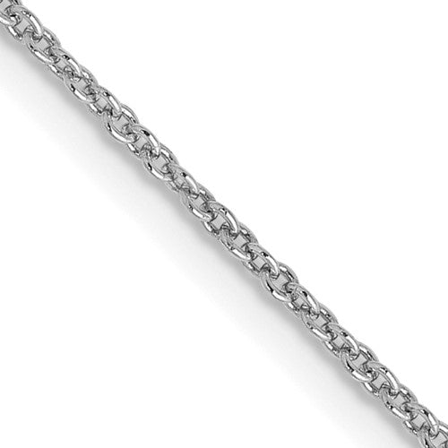 GC 14K White Gold 18 inch 1.2mm Cable with Lobster Clasp Chain