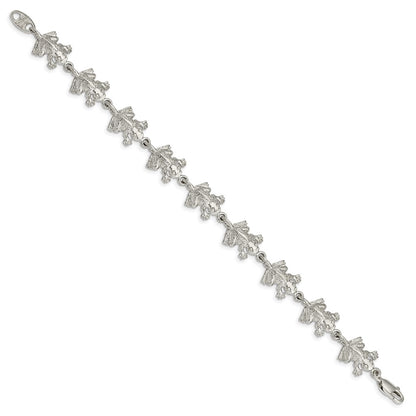 Sterling Silver Frogs Bracelet