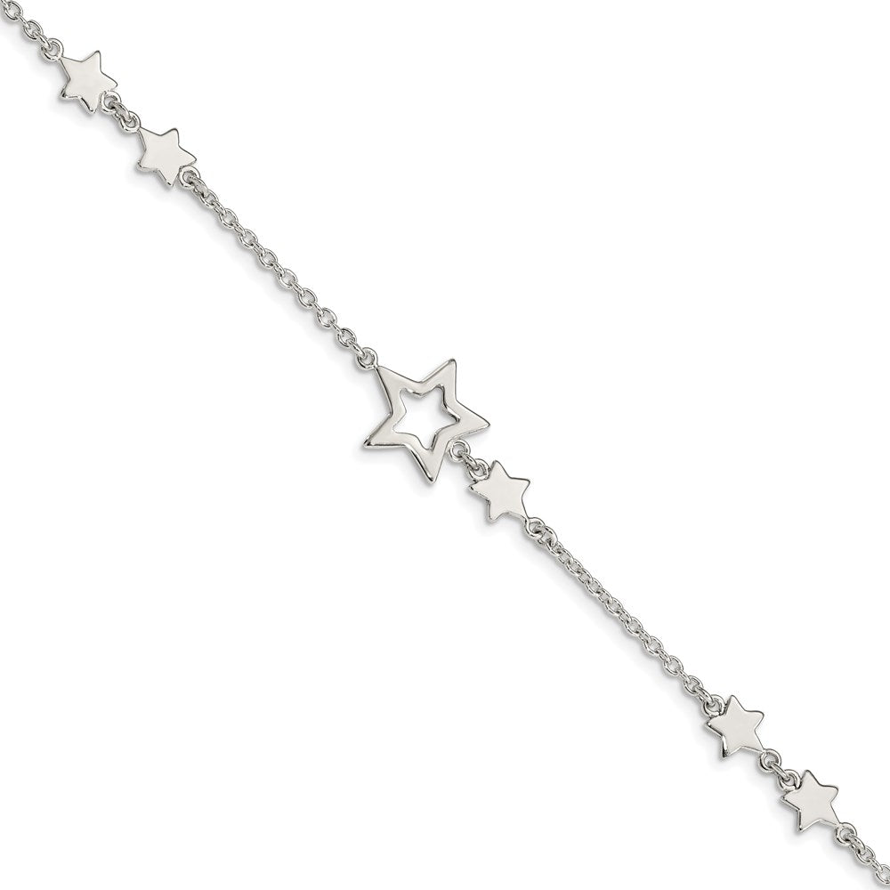 Sterling Silver Star Bracelet