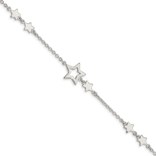 Sterling Silver Star Bracelet