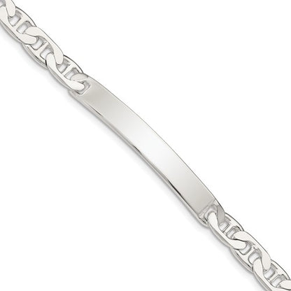 SSB Sterling Silver Anchor ID Bracelet