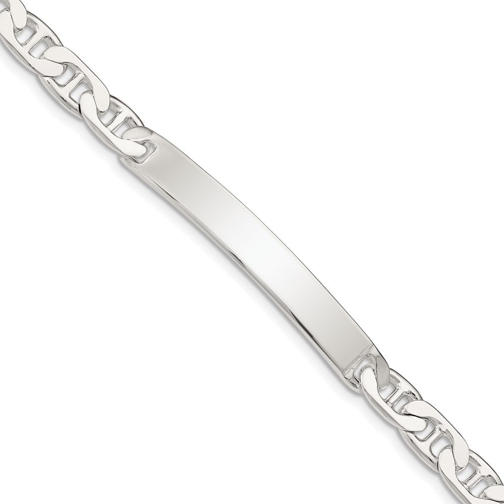 SSB Sterling Silver Anchor ID Bracelet