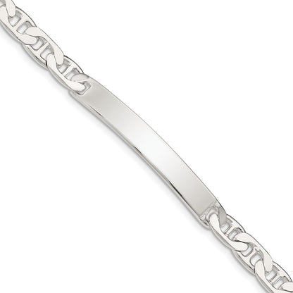 SSB Sterling Silver Anchor ID Bracelet