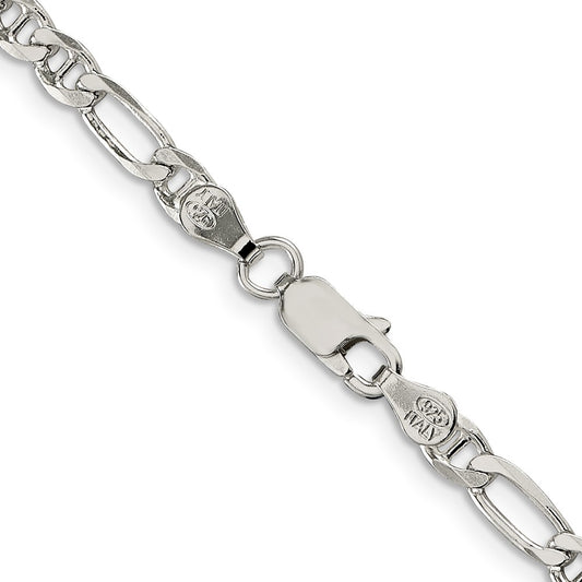 SSC Sterling Silver 3.75mm Figaro Anchor Chain