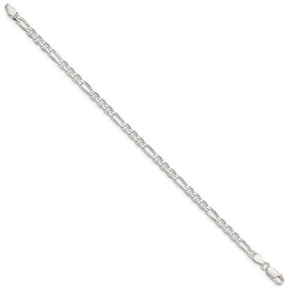 Sterling Silver 3.75mm Figaro Anchor Chain