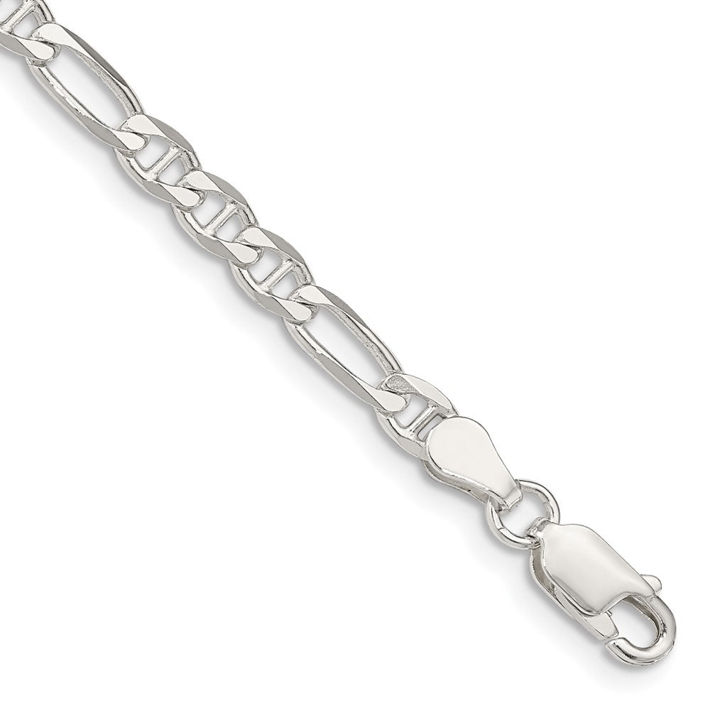 Sterling Silver 3.75mm Figaro Anchor Chain