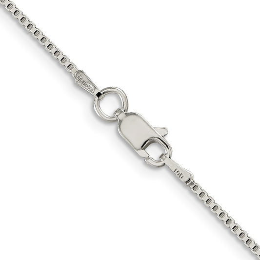 SSC Sterling Silver 1.25mm Box Chain