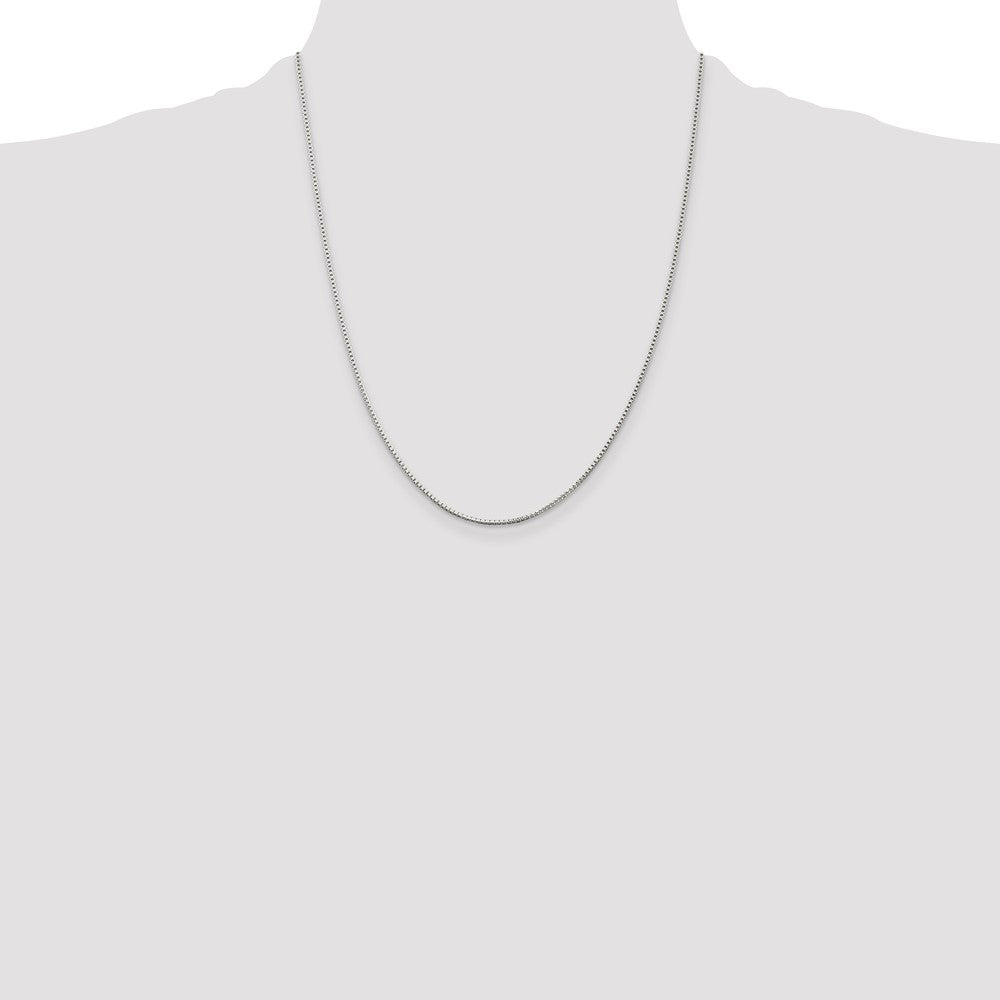 SSC Sterling Silver 1.25mm Box Chain