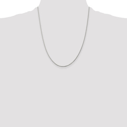 SSC Sterling Silver 1.25mm Box Chain