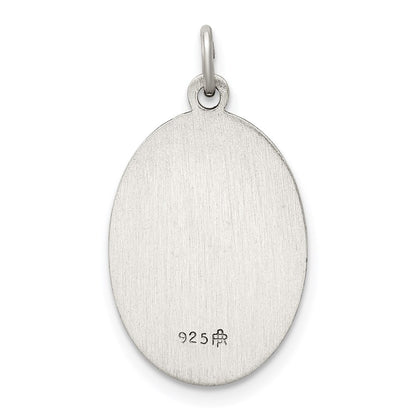 SSP Sterling Silver Antiqued St. Christopher Medal