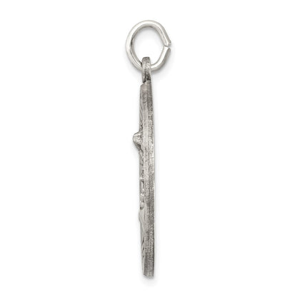 SSP Sterling Silver Antiqued Saint Michael Medal
