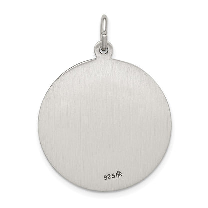 SSP Sterling Silver Antiqued Saint Michael Medal