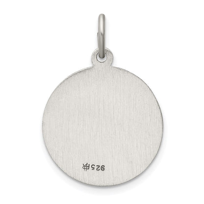 SSP Sterling Silver Antiqued St. Christopher Medal