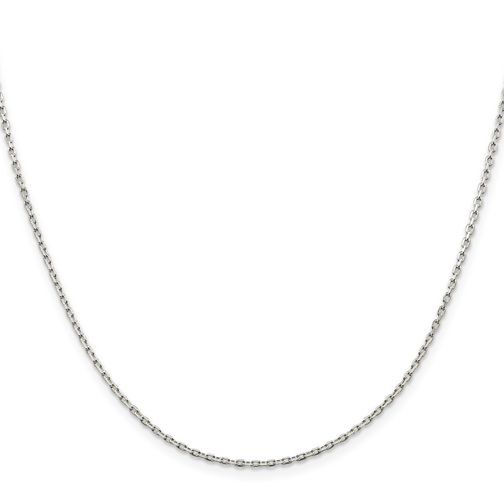 SSC Sterling Silver 1.5mm Beveled Oval Cable Chain