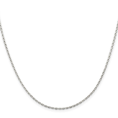 SSC Sterling Silver 1.5mm Beveled Oval Cable Chain